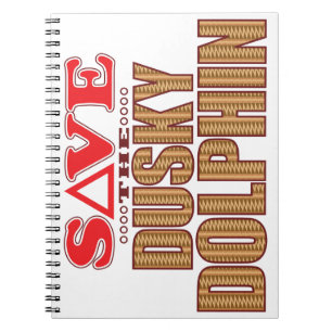 Düsterer Delphin retten Notizblock