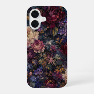 Düsteres gotisches botanisches impressionistisches iPhone 16 hülle