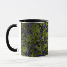 Düsteres Hopfenreben-Abstrakt-Design-Kaffeetasse
