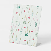 Düsteres viktorianisches botanisches Blumenmuster