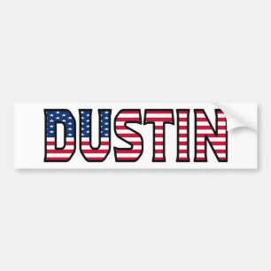 Dustin Nom Vorname USA Aufkleber Sticker Auto