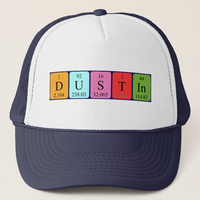 Dustin Periodenname, der Truckerkappe (Vorderseite)