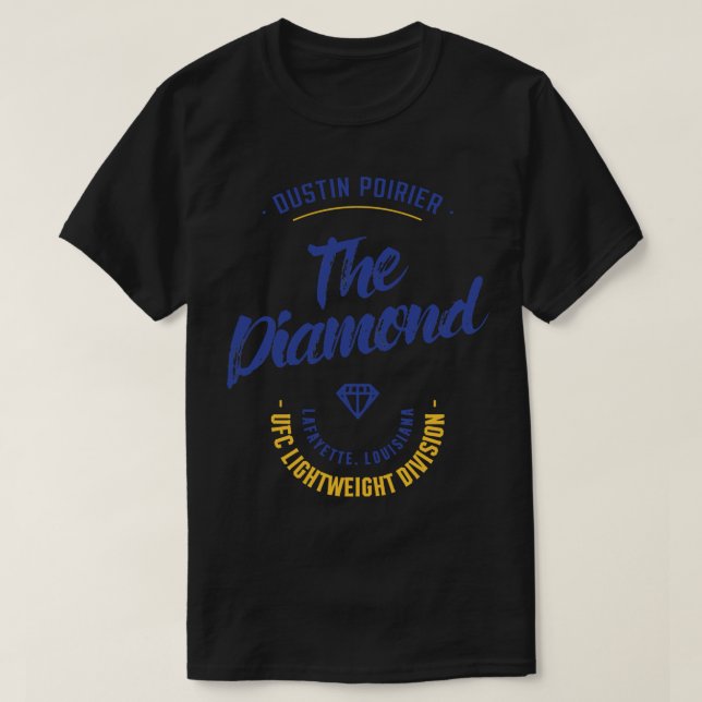 Dustin    PoirierTypografie Abzeichen 2 Classic T  T-Shirt (Design vorne)