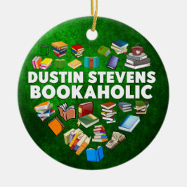 Dustin Stevens Bookaholic Keramik Ornament
