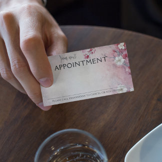 Dustrosa wilde Blume Vintag Terminkarte