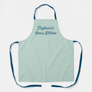 Dusty aqua & blue personalisiert Zuhause Küche Sch Schürze