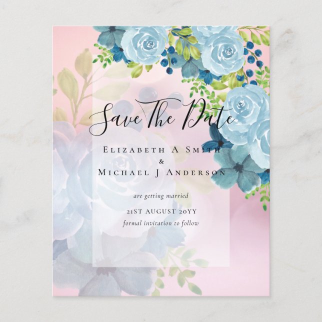 DUSTY BLAUE BLUES RETT DATES - HAUSHALT FLYER (Vorne)