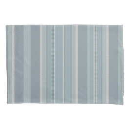 Dusty blauen modernen Retromuster Streifen minimal Kissenbezug