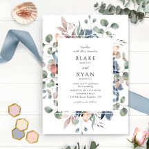 Dusty Blue and Greenerful Blues Hochzeit