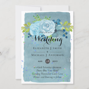 Dusty Blue Aquamarin Wedding Trending Budget