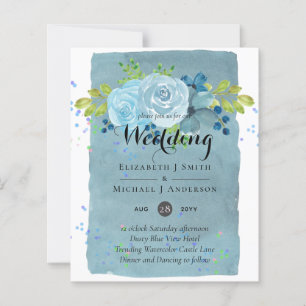 Dusty Blue Aquamarin Wedding Trending Budget