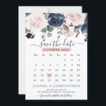 Dusty Blue Blush Pink Botanische Hochzeit mit flor Save The Date<br><div class="desc">Die botanisch bläulich-violett-rot-rosa Botanische Blumenkarte bietet einen atemberaubenden Blumenstrauß aus staubblauen, schieferblauen und rötlich-blauen Blume der Rose mit üppig grünen botanischen Blätter und Eukalyptus-Blätter. Dieses weiche pastellfarbene Design wird perfekt für jedes Hochzeitsthema, speziell Frühjahr / Mittsommer Hochzeiten. Weitere passende Designs und Variationen finden Sie in meinem "Blitzweddingpaperie" Shop. Und zögern...</div>