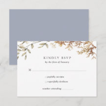 Dusty Blue Boho Wildblume Foliage Wedding