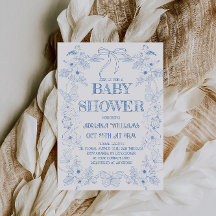 Dusty Blue Boy Baby Shower