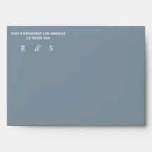 Dusty Blue Country Combiné Blanc Mariage dentelle