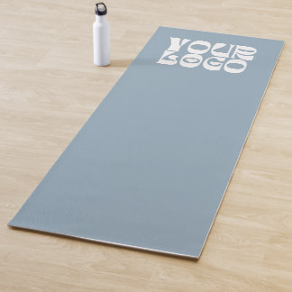 Dusty Blue Custom Logo Promotion Business Yogamatte