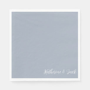 Dusty Blue Custom Luncheon Napkins Serviette