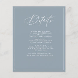 Dusty Blue Details Card