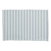 Dusty Blue Dove Gray Stripe Kissen Case