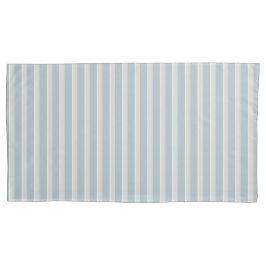 Dusty Blue Dove Gray Stripe Kissenbezug