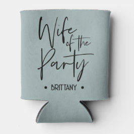Dusty Blue Ehefrau des Party Can Cooler Bachelor Dosenkühler