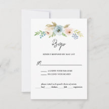 Dusty Blue Elegant Rustikale Hochzeit