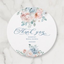 Dusty blue Etwas Blue Bridal Danke Geschenkanhänger