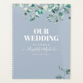 Dusty Blue Eucalyptus Greenery WEDDING Planning Planer