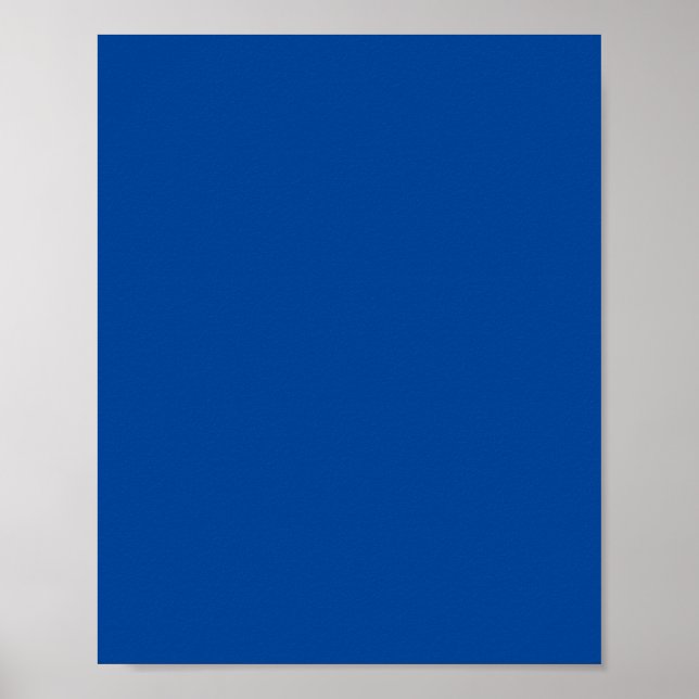 Dusty Blue, Flat Blue, Graublau, Poster (Vorne)