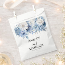 Dusty Blue Floral Blume Botanische Hochzeit