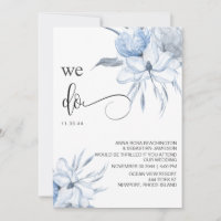 *~* Dusty Blue Floral UAWG - QR Rose AR15 WEDDING