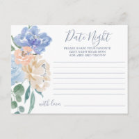 Dusty Blue Florals