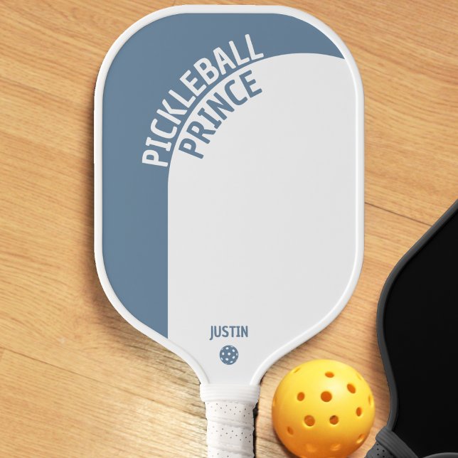 Dusty Blue Geometric Arch Pickle Prince Men's Pickleball Schläger (dusty blue pickle prince pickleball paddle)