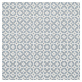 Dusty Blue Geometric Muster Shippo. Küste Stoff