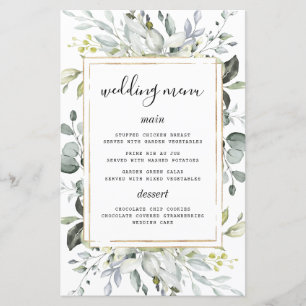 Dusty Blue Gold Elegante Rustikale Hochzeitskarten