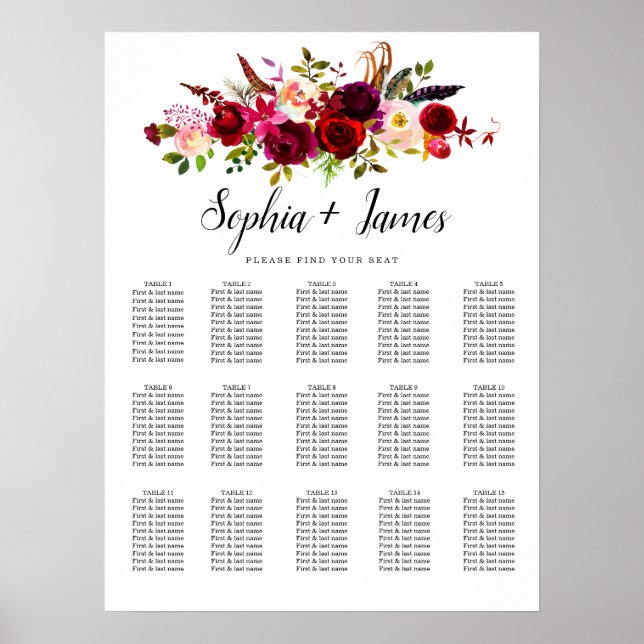 Dusty Blue Greenery Elegante Hochzeitsstiftung Poster (Vorne)