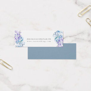 Dusty Blue Lavender Floral Wedding Website UAWG
