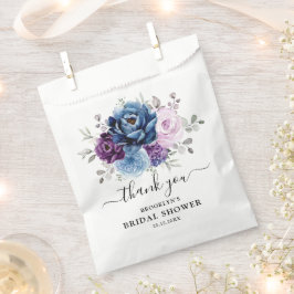 Dusty Blue Lila Navy Lilac Blooms Brautparty Geschenktütchen