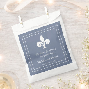 Dusty Blue Lilie Gastgeschenk Hochzeit Bags Geschenktütchen