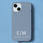 Dusty Blue Minimalistisch Modern Monogram Elegant Case-Mate iPhone Hülle<br><div class="desc">Einführen in unsere Dusty Blue Minimalistisch Modern Monogram Elegant Collection: Erhöhen Sie Ihren Stil mit schlichter Eleganz und zeitlosem Charme. Unsere Kollektion präsentiert minimalistische Designs in einer beruhigenden, staubblauen Farbe, die durch elegante Monogramme nach Ihrem Geschmack ergänzt wird. Von der edlen Schreibwaren bis hin zum vielseitigen Zubehör - jedes Stück...</div>
