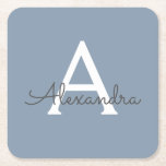 Dusty Blue Minimalistisch Modern Monogram Elegant Rechteckiger Pappuntersetzer<br><div class="desc">Einführen in unsere Dusty Blue Minimalistisch Modern Monogram Elegant Collection: Erhöhen Sie Ihren Stil mit schlichter Eleganz und zeitlosem Charme. Unsere Kollektion präsentiert minimalistische Designs in einer beruhigenden, staubblauen Farbe, die durch elegante Monogramme nach Ihrem Geschmack ergänzt wird. Von der edlen Schreibwaren bis hin zum vielseitigen Zubehör - jedes Stück...</div>