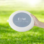 Dusty Blue Minimalistisch Modern Monogram Elegant Wham-O Frisbee<br><div class="desc">Einführen in unsere Dusty Blue Minimalistisch Modern Monogram Elegant Collection: Erhöhen Sie Ihren Stil mit schlichter Eleganz und zeitlosem Charme. Unsere Kollektion präsentiert minimalistische Designs in einer beruhigenden, staubblauen Farbe, die durch elegante Monogramme nach Ihrem Geschmack ergänzt wird. Von der edlen Schreibwaren bis hin zum vielseitigen Zubehör - jedes Stück...</div>