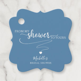 Dusty Blue (oder andere) Von meiner Dusche zu dein Geschenkanhänger