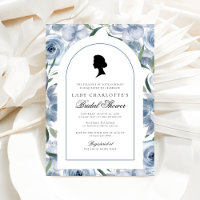 Dusty Blue Regency Elegantes Brautparty