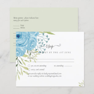 Dusty Blue Rose Limone Blätter Hochzeitbudget