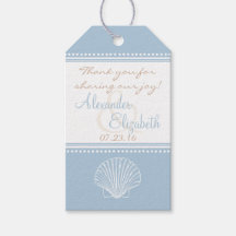 Dusty Blue Seashell Wedding Guest Gevor - Vielen D