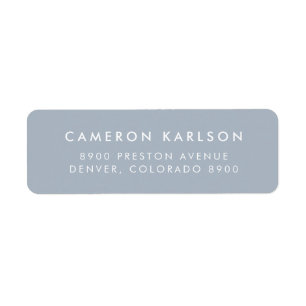 Dusty Blue Simple San Serif Typografie