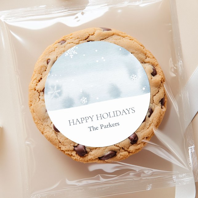 Dusty Blue Snowflake Sticker (Von Creator hochgeladen)