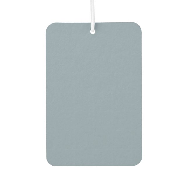 Dusty Blue Solid Color Autolufterfrischer (Vorderseite)