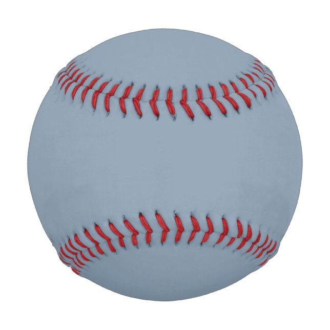 Dusty Blue Solid Color Baseball (Vorderseite)